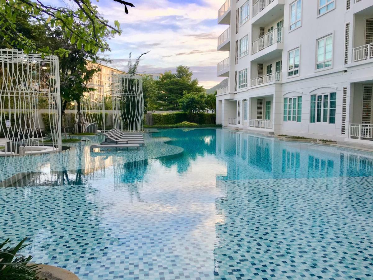 Summer Huahin712,Side sea view,Near Beach&Cicada,Beautiful Swimming pool Exterior foto