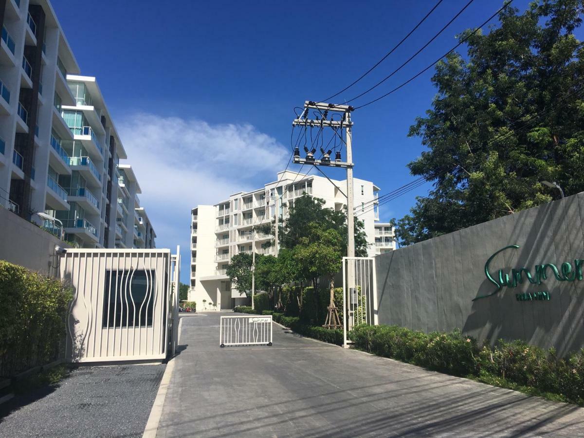 Summer Huahin712,Side sea view,Near Beach&Cicada,Beautiful Swimming pool Exterior foto